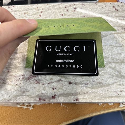 fake gucci tight|gucci authenticity card.